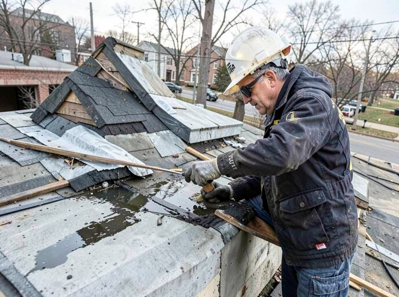 Emergency Roof Leak Repair in Utica