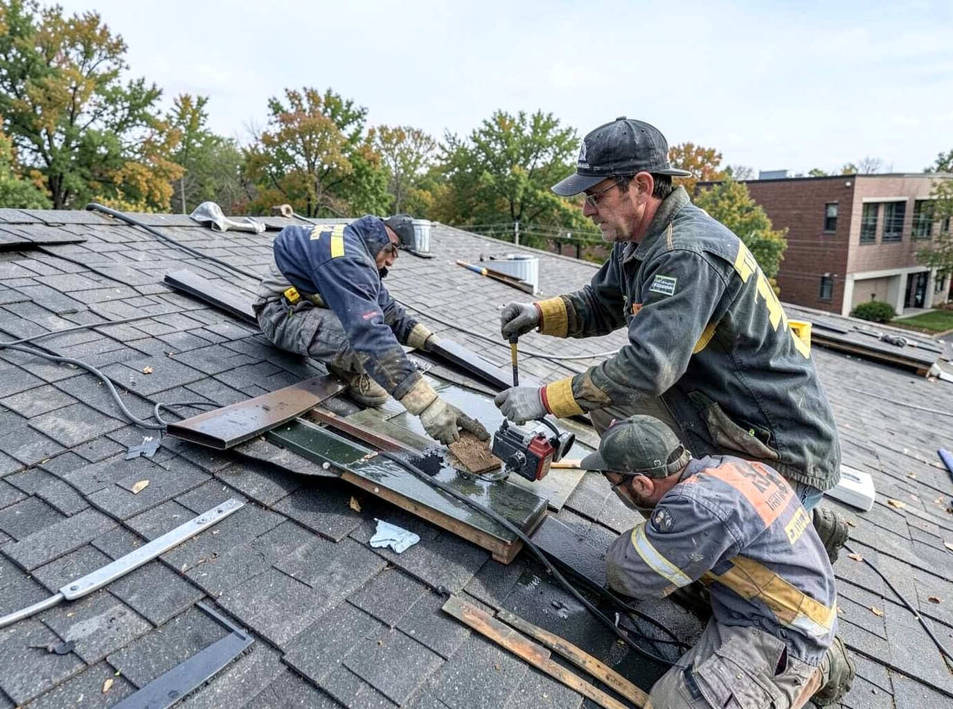 Wind Damage Roof Repair in Utica